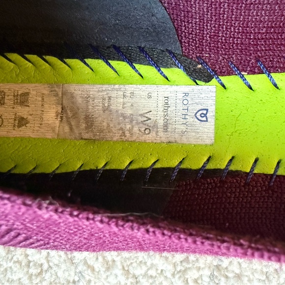 Rothy’s Aubergine Merino Wool Points - Picture 7 of 7